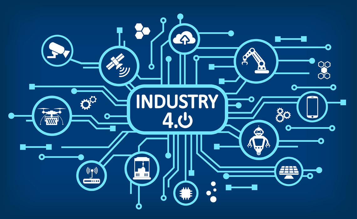 Visual representation of Industry 4.0, highlighting its role in transforming the future of manufacturing through innovation.