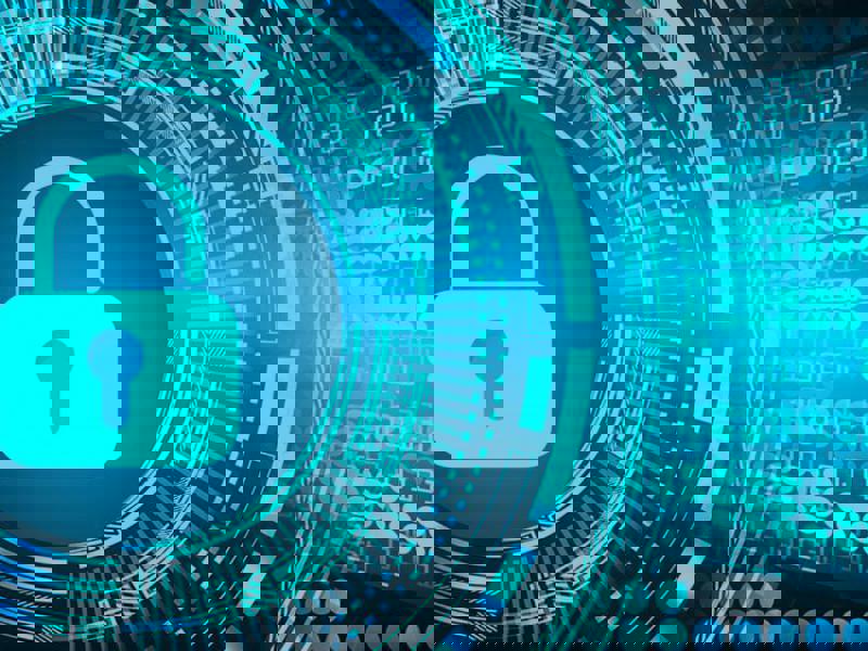 An abstract representation of cybersecurity advancements, highlighting innovation and protection in the digital realm.